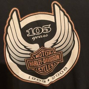 Harley Davidson Anniversary Graphic T-Shirt